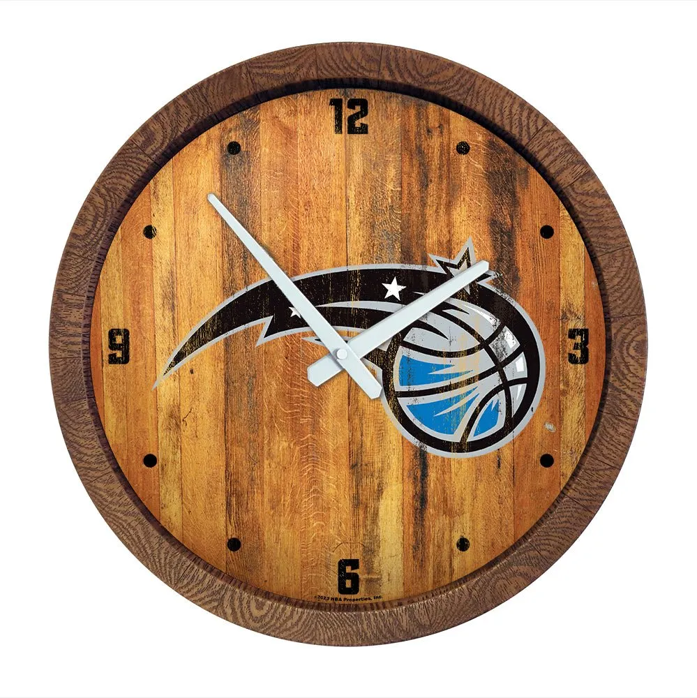 Orlando Magic: "Faux" Barrel Top Clock