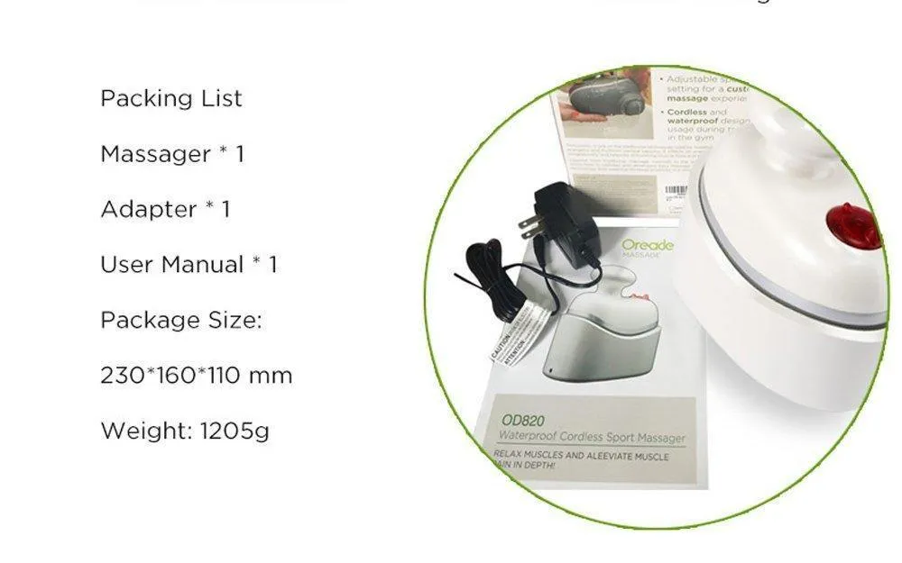 PAI - Oreadex Deep Percussion Sports Massager (OD820)