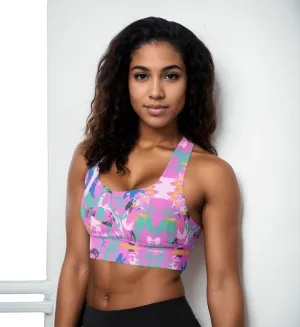 Painterly Sports Bra