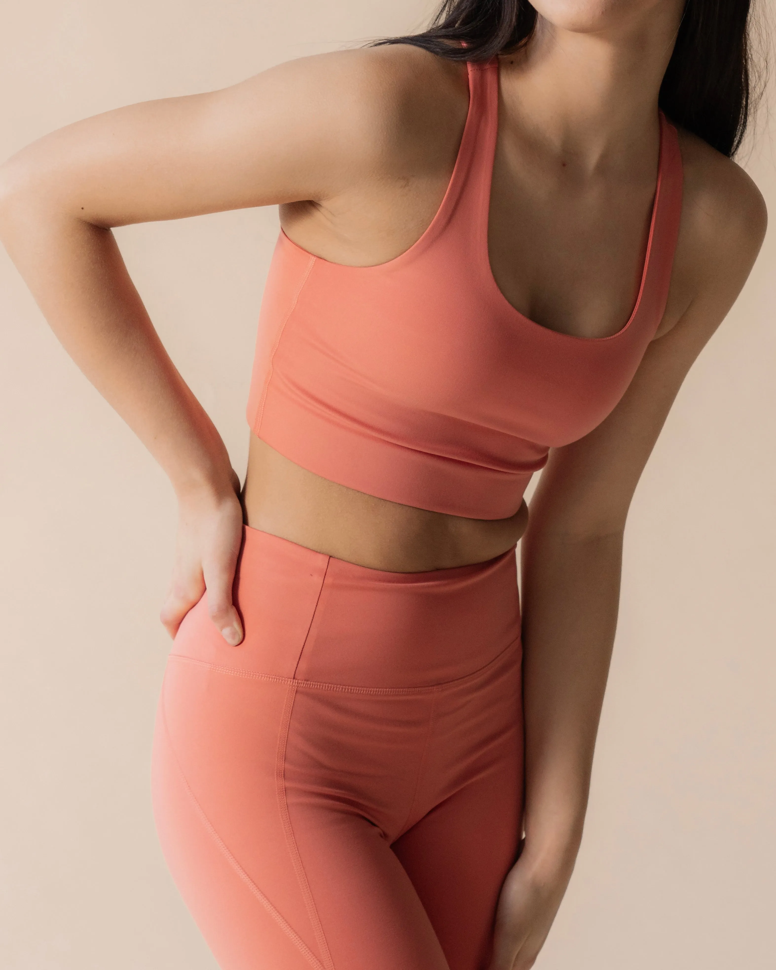 Paloma Racerback Sports Bra, Primrose