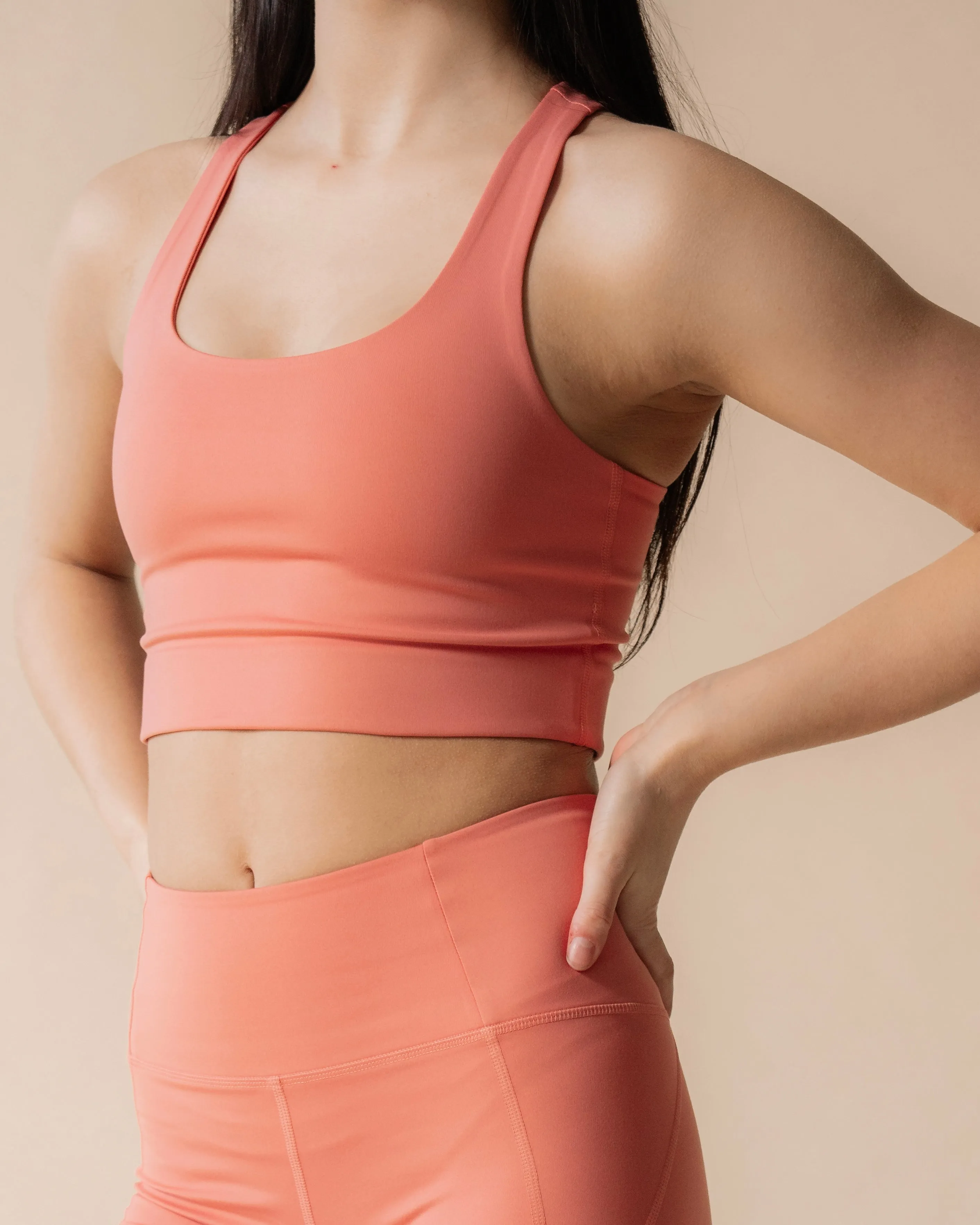 Paloma Racerback Sports Bra, Primrose
