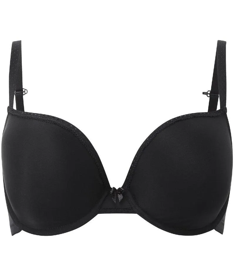 Panache Koko Moulded Plunge Underwired Bra - Black