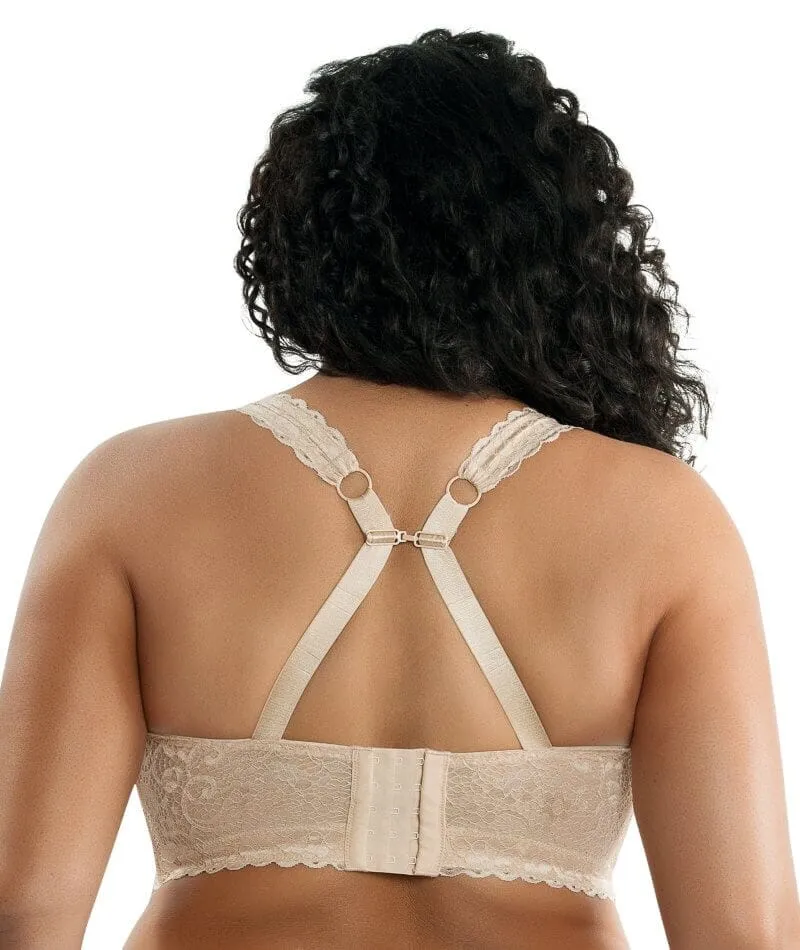 Parfait Adriana Wire-free Full Bust Lace Bralette - Bare