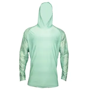 Pattern Hooded Long Sleeve Performance with Repel X
