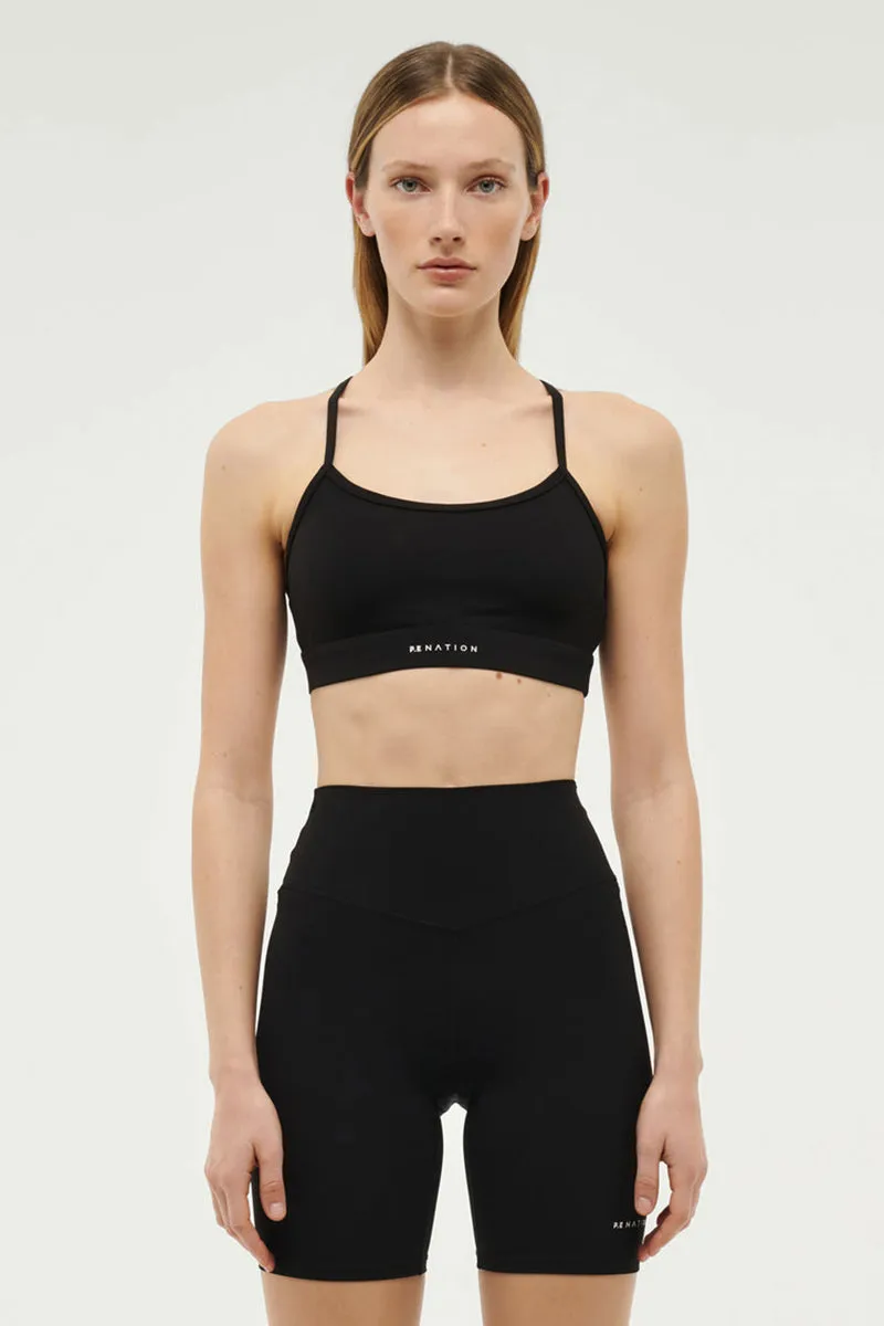 PE Nation Signature Sports Bra- Black