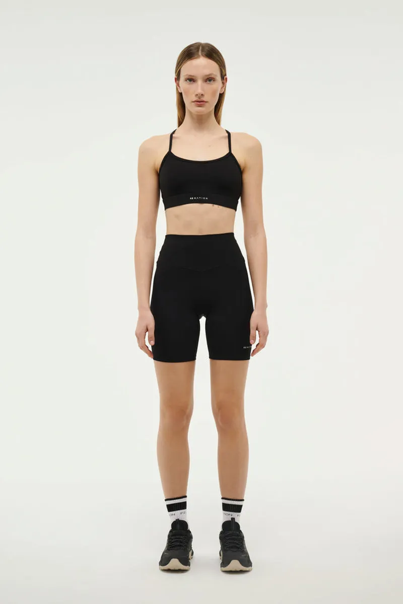 PE Nation Signature Sports Bra- Black