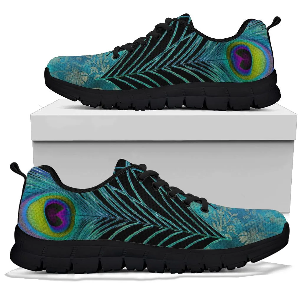 Peacock Teal Running Shoes Sneakers