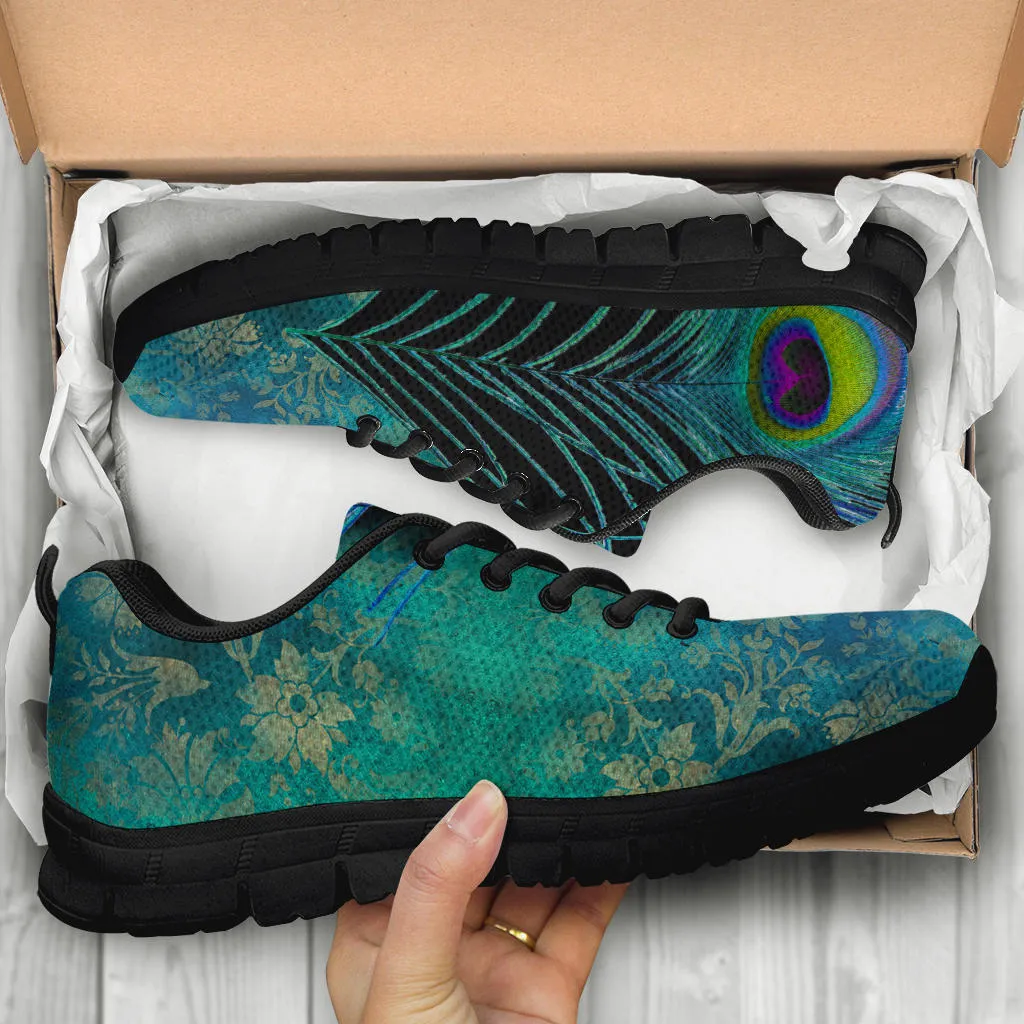 Peacock Teal Running Shoes Sneakers