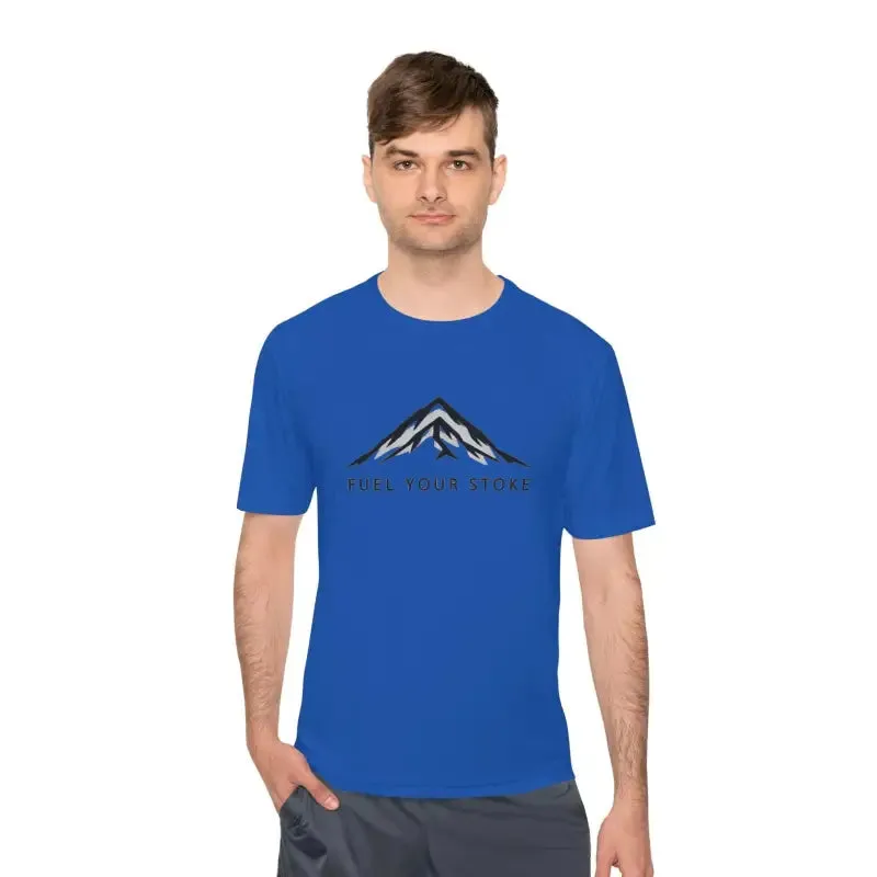 Performance Mountain Graphic T Shirt for Active Lifestyles