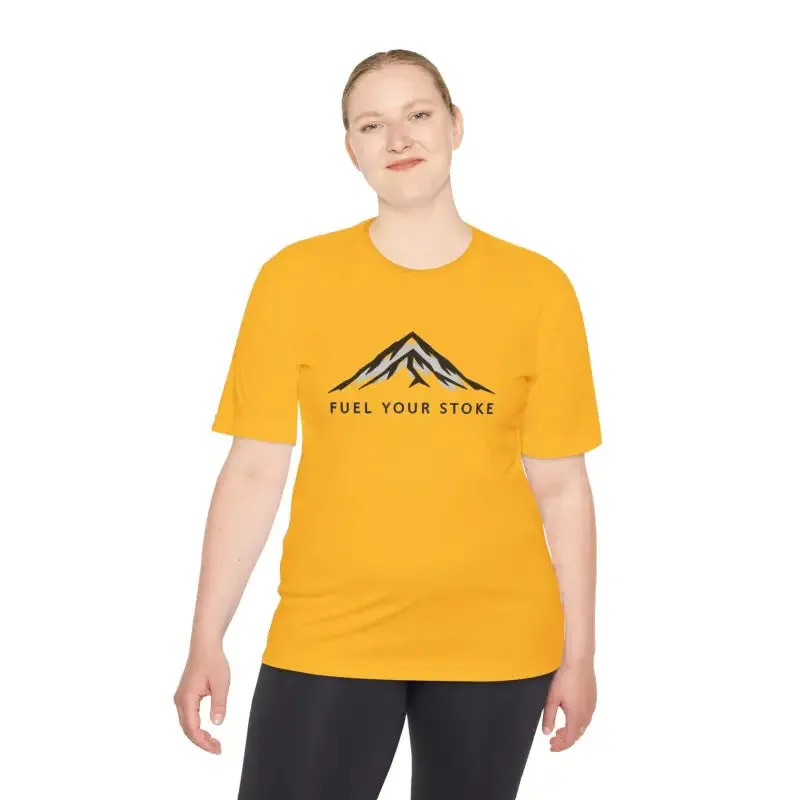 Performance Mountain Graphic T Shirt for Active Lifestyles