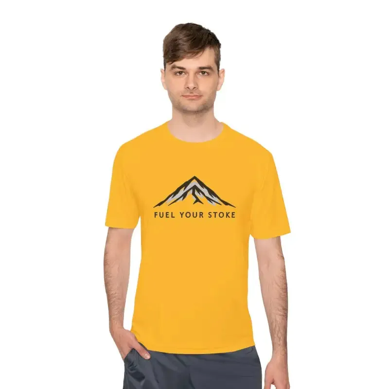 Performance Mountain Graphic T Shirt for Active Lifestyles