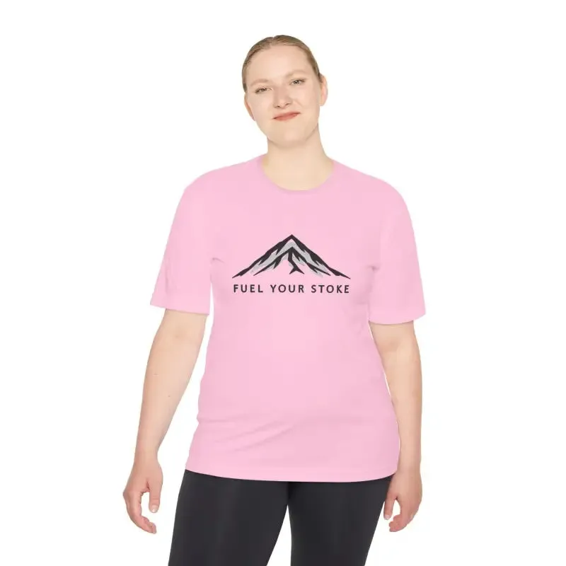 Performance Mountain Graphic T Shirt for Active Lifestyles