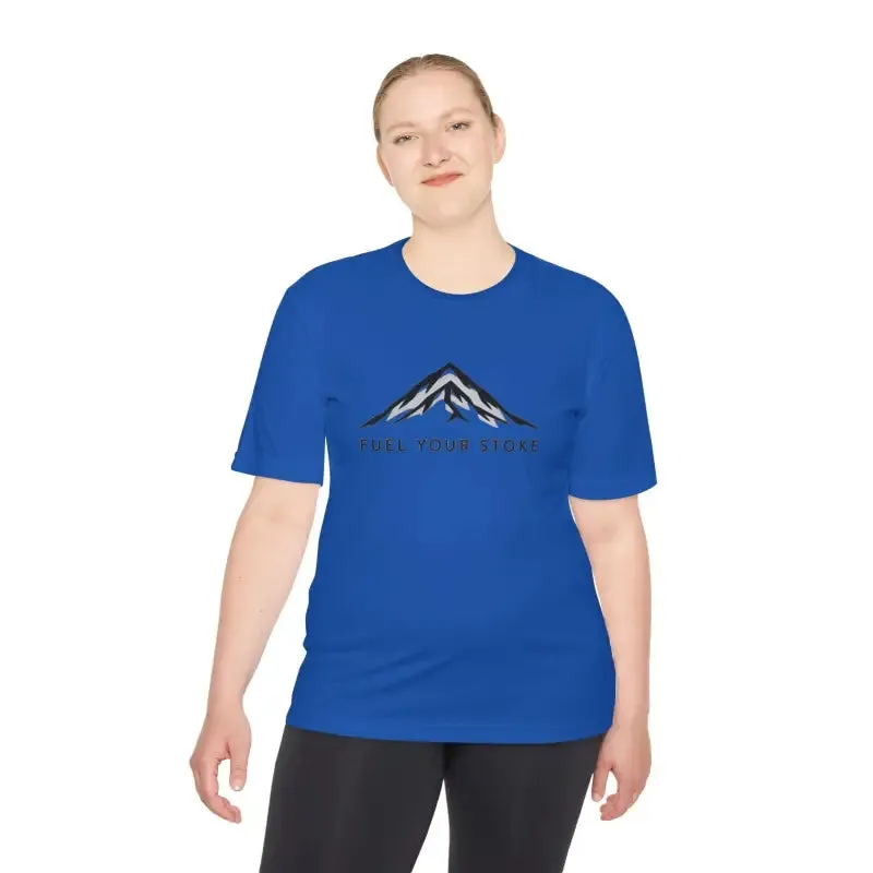 Performance Mountain Graphic T Shirt for Active Lifestyles