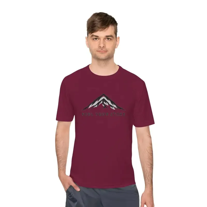 Performance Mountain Graphic T Shirt for Active Lifestyles