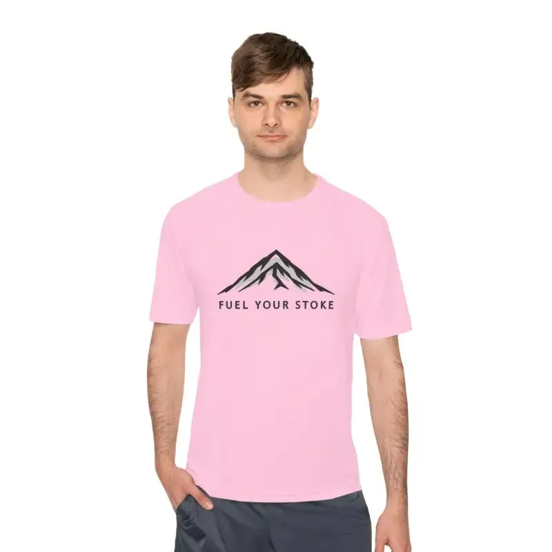 Performance Mountain Graphic T Shirt for Active Lifestyles