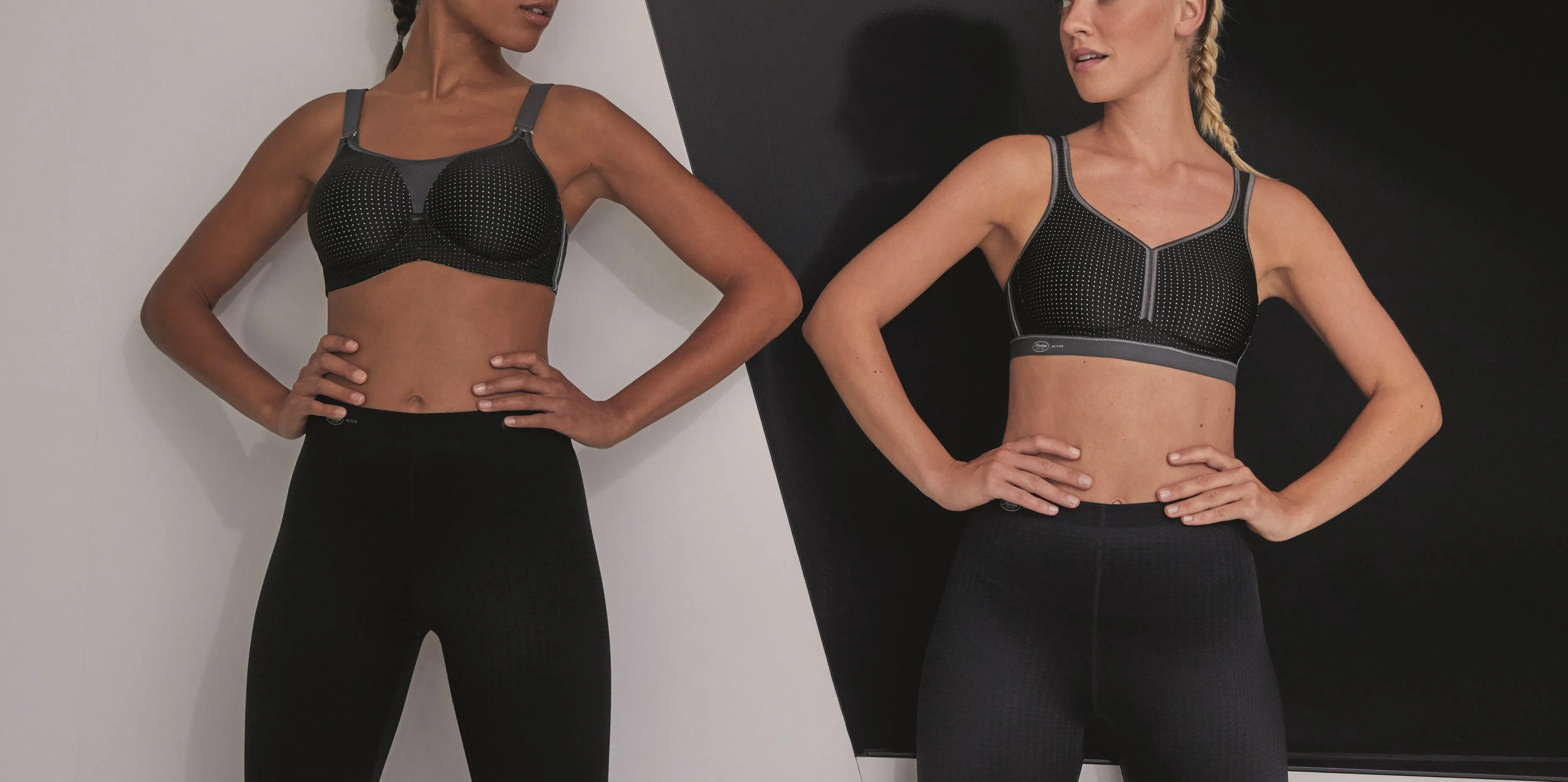 Performance WireX Sports Bra With Underwire In Black - Anita