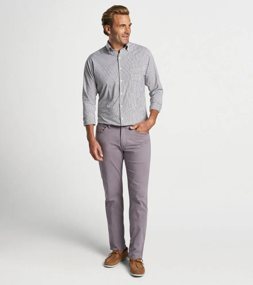 Peter Millar - Hanford Performance Twill Sport Shirt - Navy