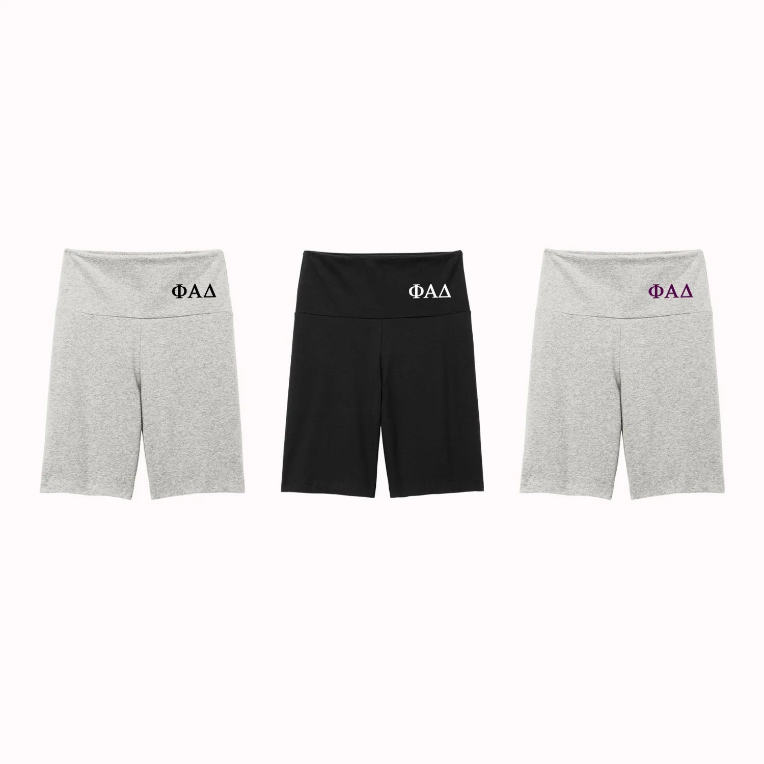Phi Alpha Delta High Waist Bike Shorts