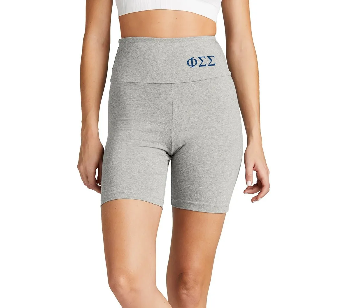 Phi Sigma Sigma High Waist Bike Shorts