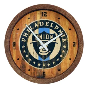 Philadelphia Union: Weathered "Faux" Barrel Top Clock