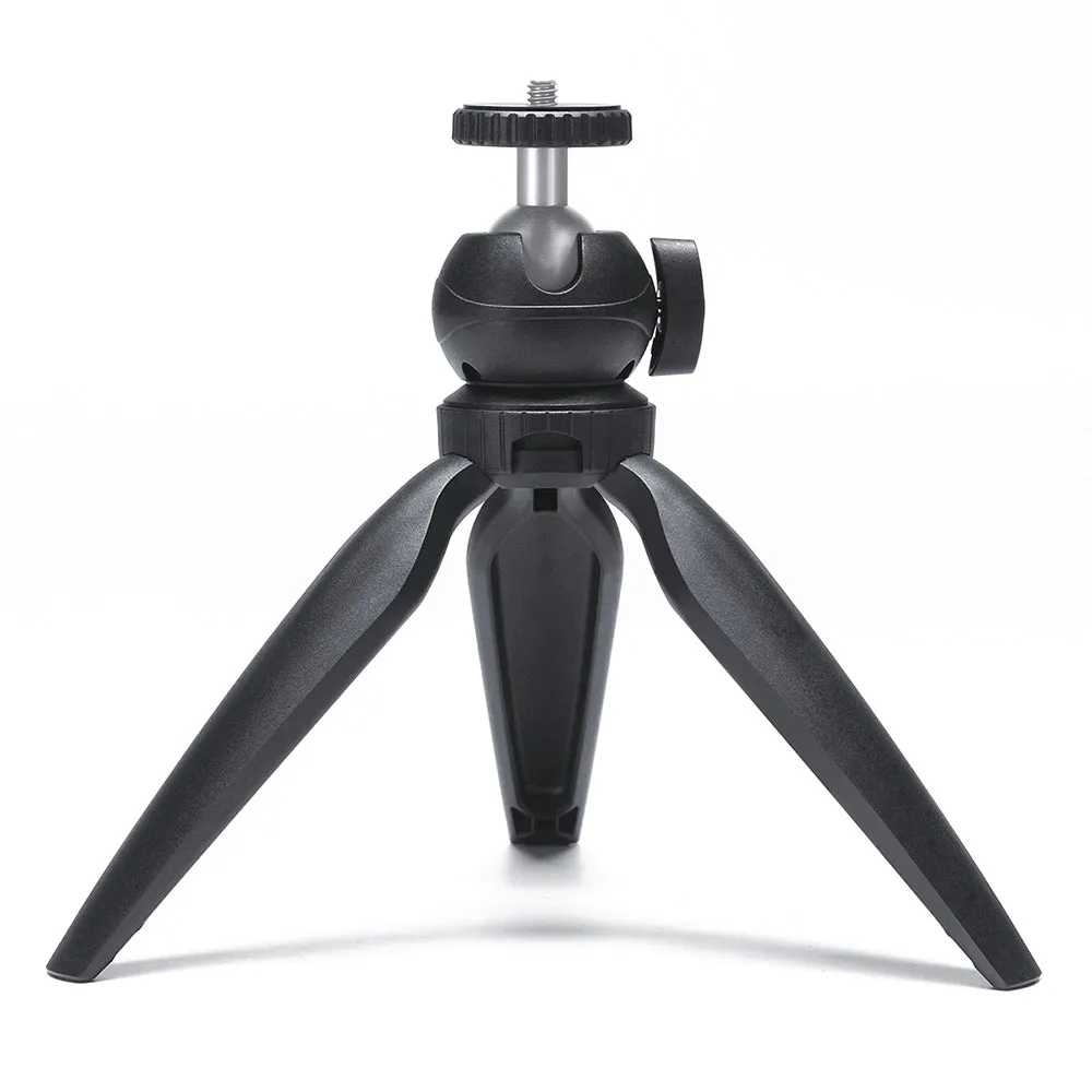 Phone Tripod Swivel Ball Head Tripod Mount for Photography Video Shooting black