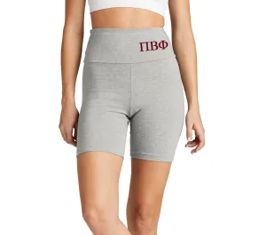 Pi Beta Phi High Waist Bike Shorts