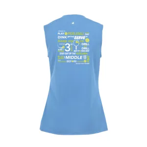 Pickleball Pledge Ladies Sleeveless Performance Tank