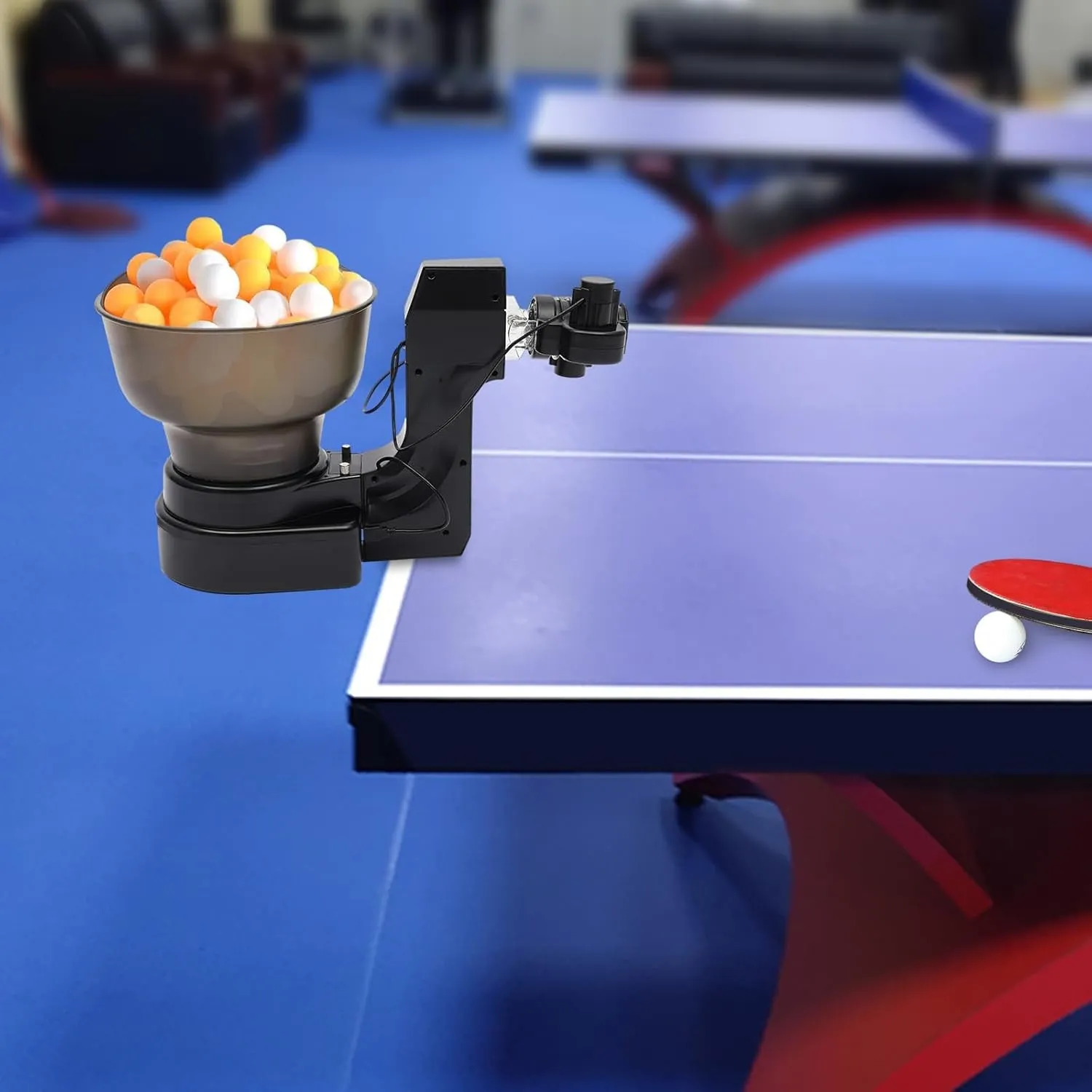 Ping Pong Robot, Ping Pong Trainer 36 Different Spin Balls Automatic Ping Pong Robot Ball Machine, Table Tennis Robots Automatic Ball Machine for Training