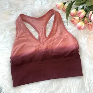 PINKSEAMLESS LONGLINE SPORTS BRA