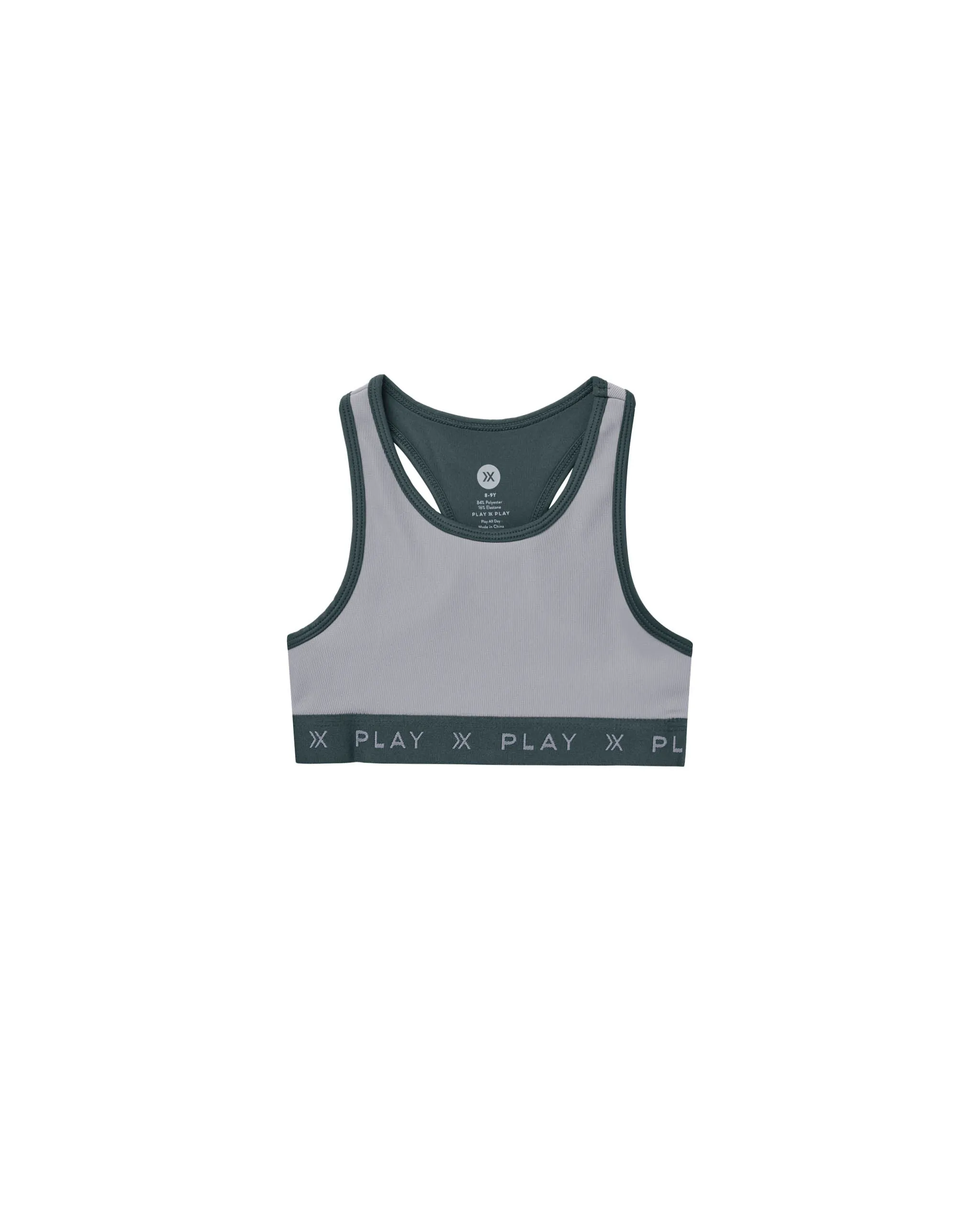 Play Sports Bra | Periwinkle Ribbed