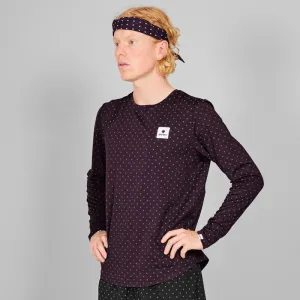 Polka Pace Long Sleeve | Reflective Purple