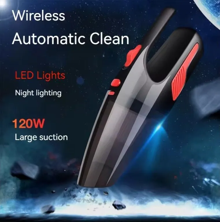 Portable Handheld Car Vacuum Cleaner | 120W Suction for Wet & Dry Cleaning