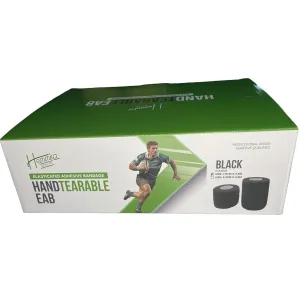 Premium Tearable Tear Light Elastic Adhesive Bandage (EAB) - Professional Grade Black
