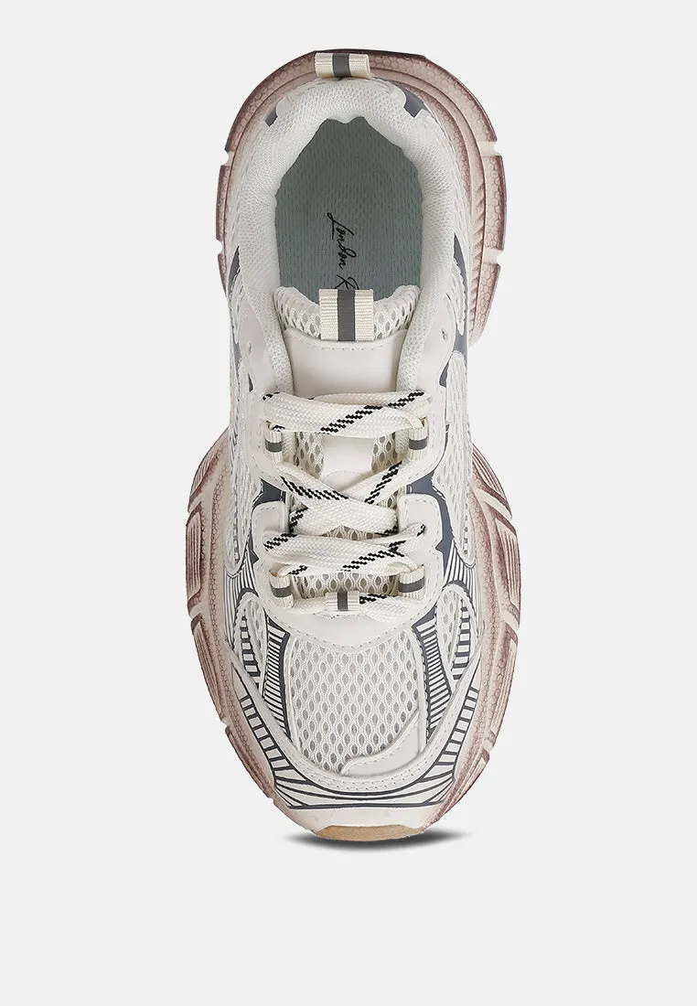 Pull Tab Chunky Sole Sneaker By Ruw