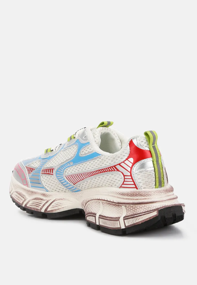 Pull Tab Chunky Sole Sneaker By Ruw