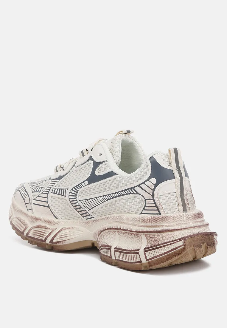 Pull Tab Chunky Sole Sneaker By Ruw