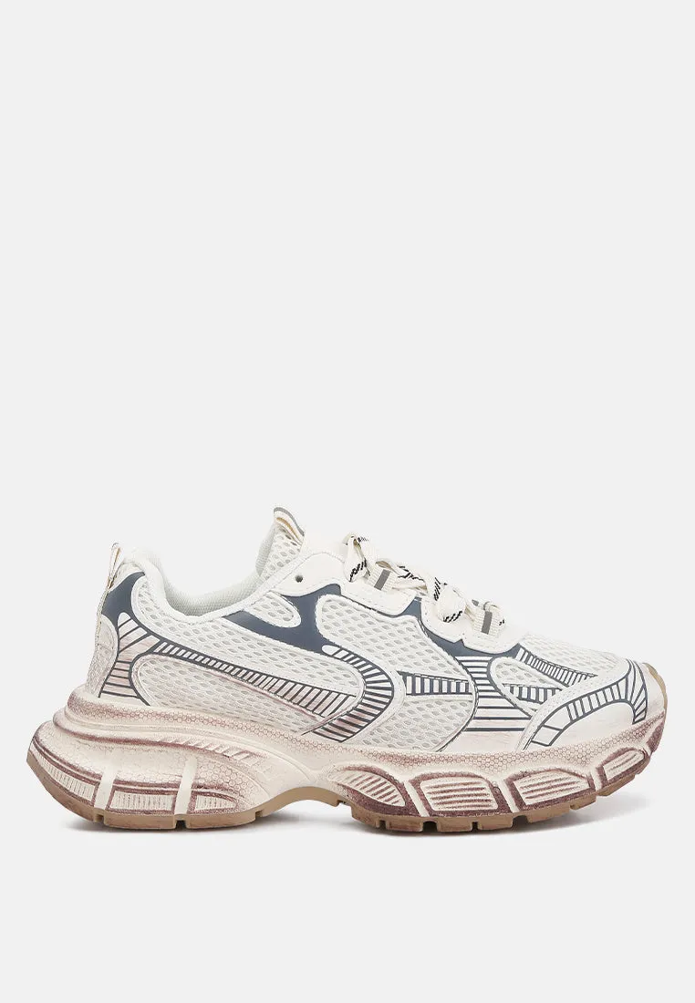 Pull Tab Chunky Sole Sneaker By Ruw