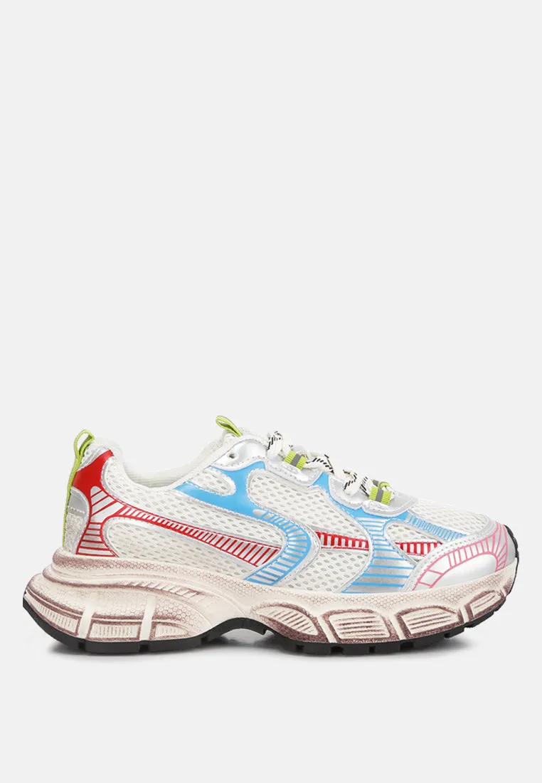 Pull Tab Chunky Sole Sneaker By Ruw