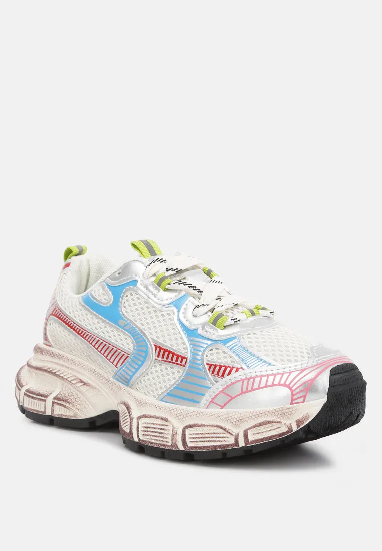 Pull Tab Chunky Sole Sneaker By Ruw