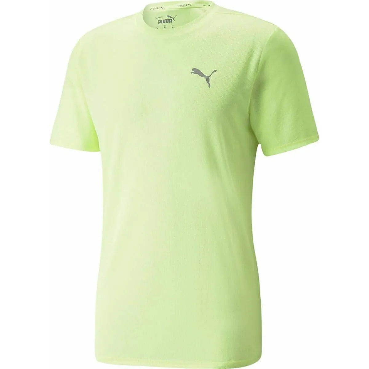 Puma Favourite Short Sleeve Mens Running Top - Green