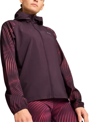 Puma Favourite Velocity Woven Womens Running Jacket - Purple