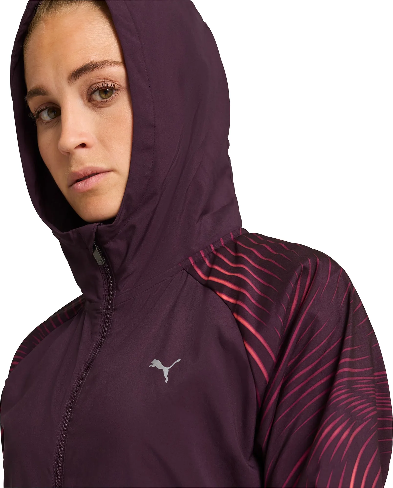Puma Favourite Velocity Woven Womens Running Jacket - Purple