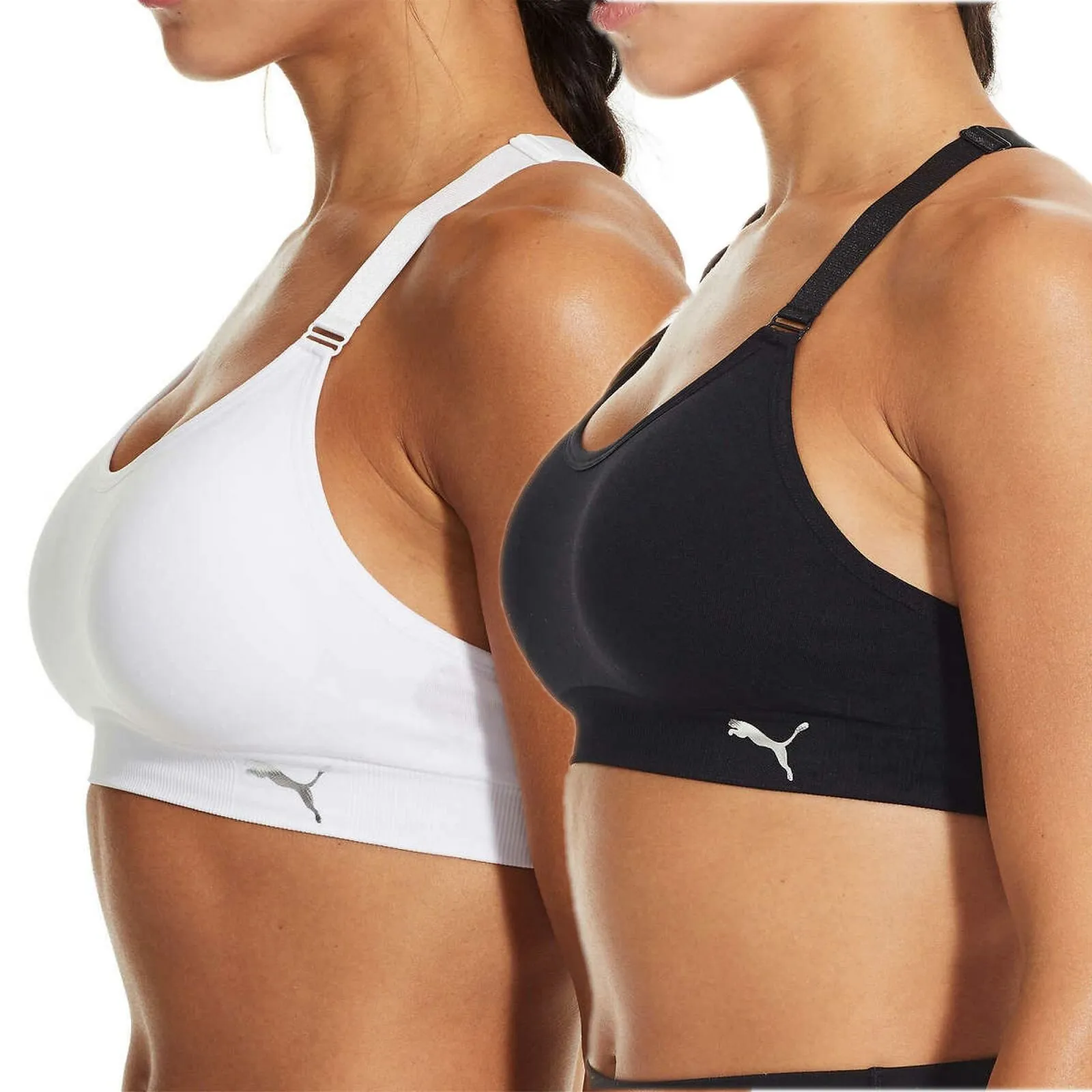 Puma Performance Women's 2 Pack Seamless Sports Bras