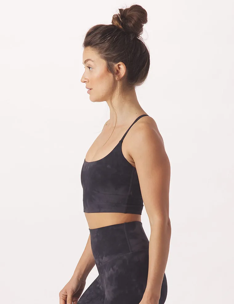 Pure Bra: Black Tie-Dye