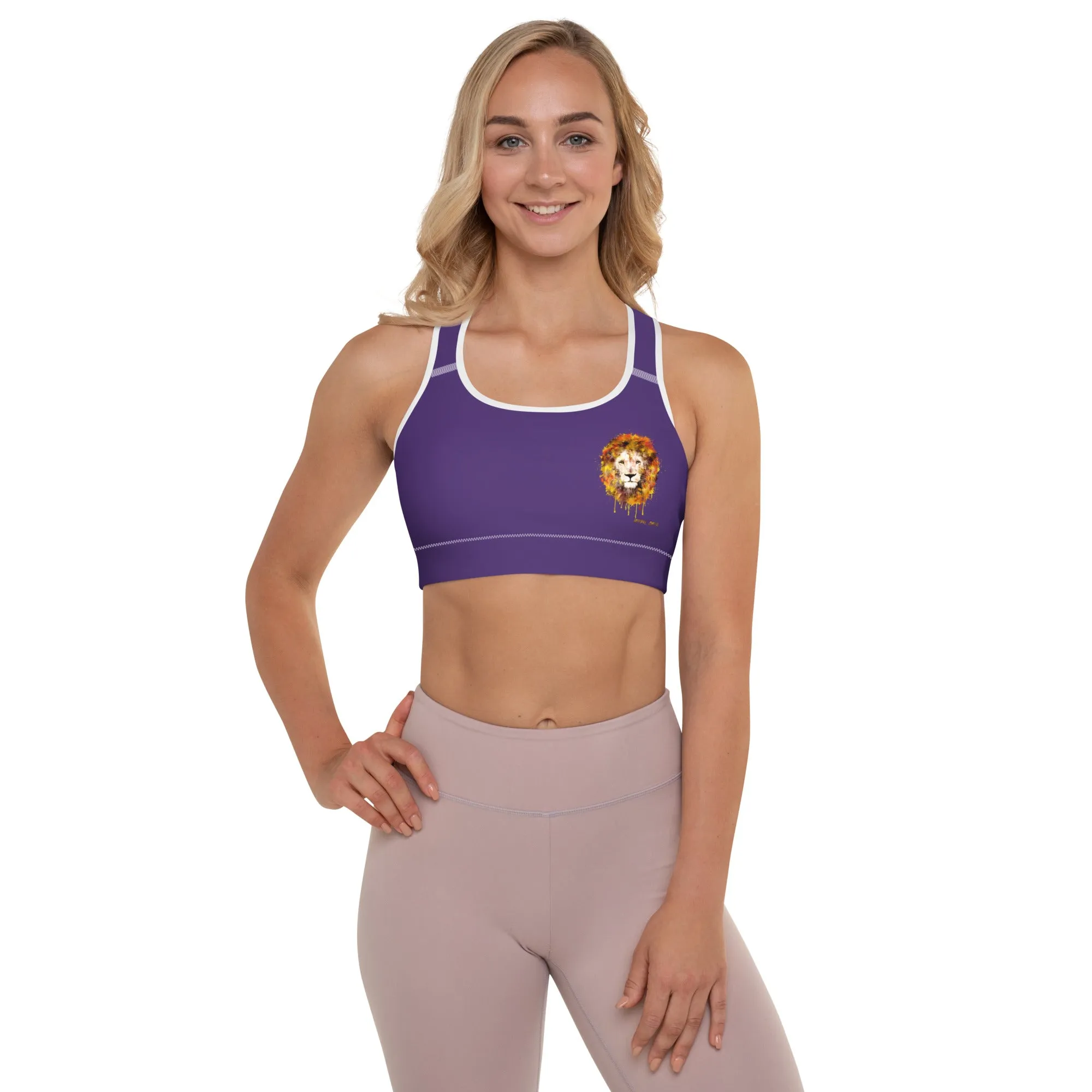 Purple Sports Bra