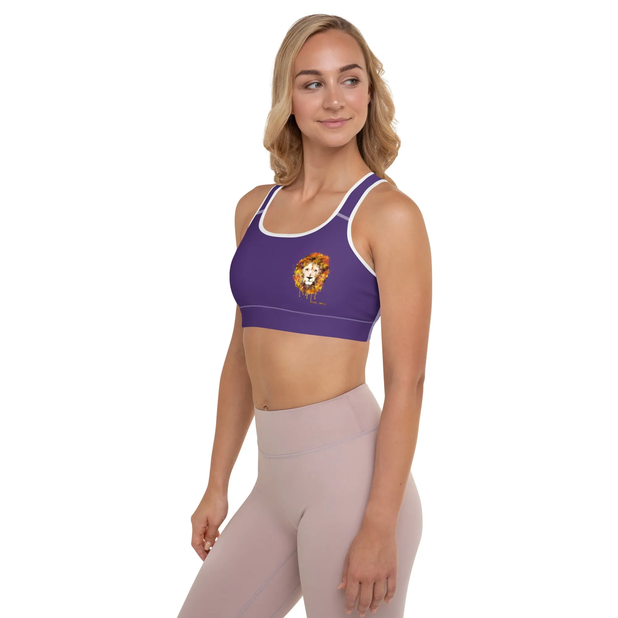 Purple Sports Bra