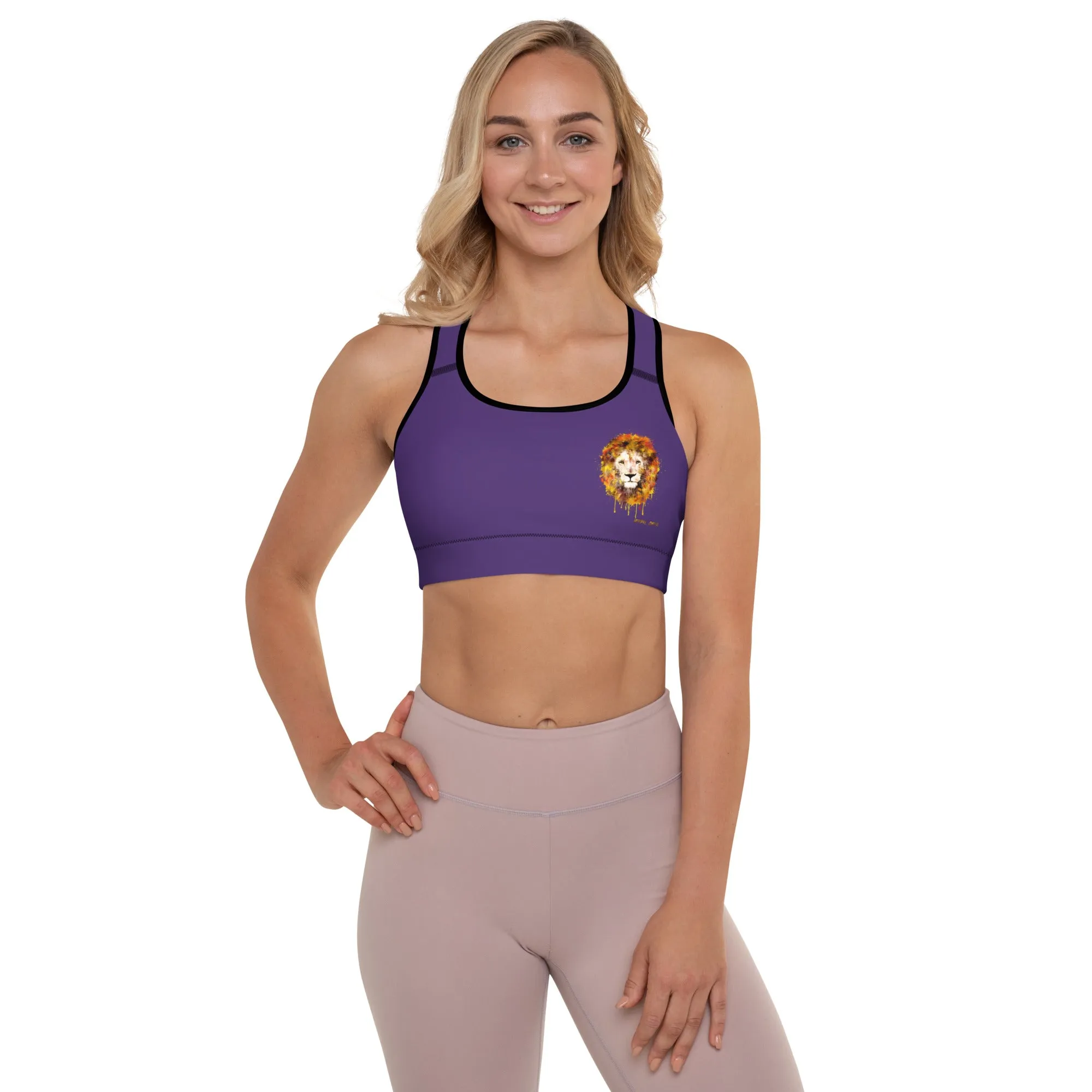 Purple Sports Bra