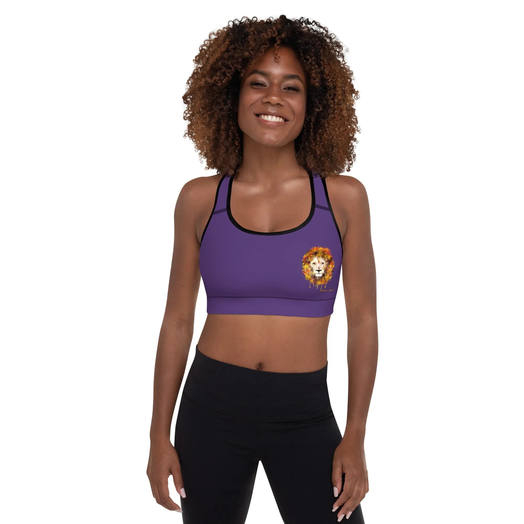 Purple Sports Bra