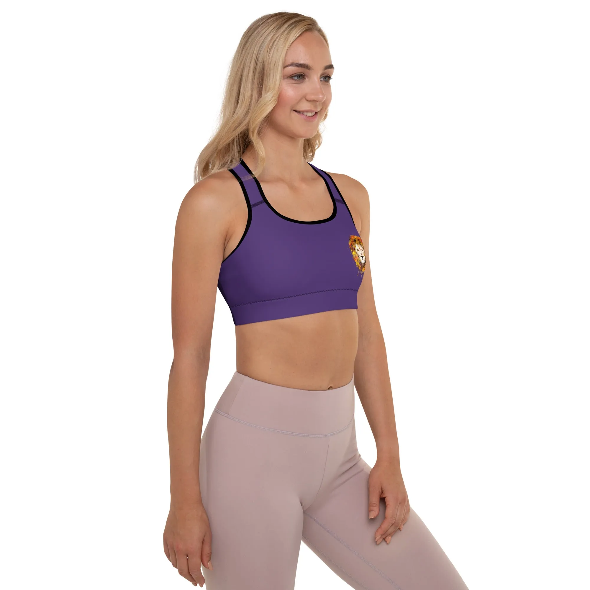 Purple Sports Bra