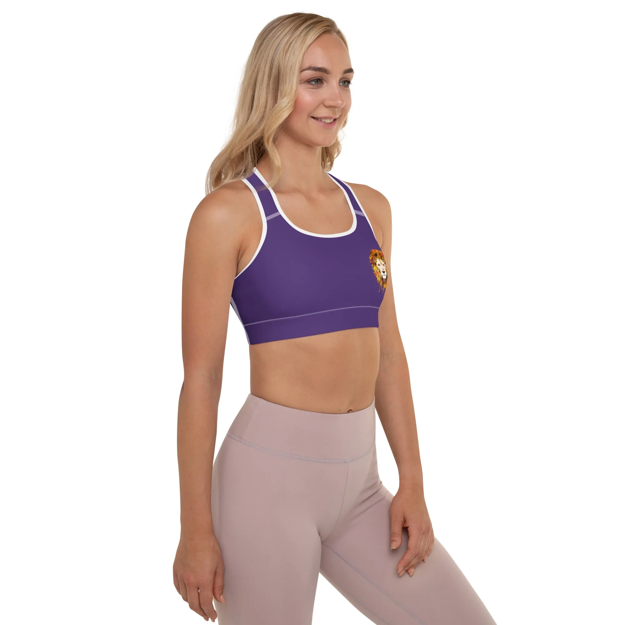 Purple Sports Bra